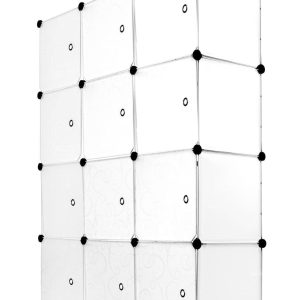 12 Cubes Storage Crate - Modular Cube Storage Organizer - Mount-It! - WI-4003