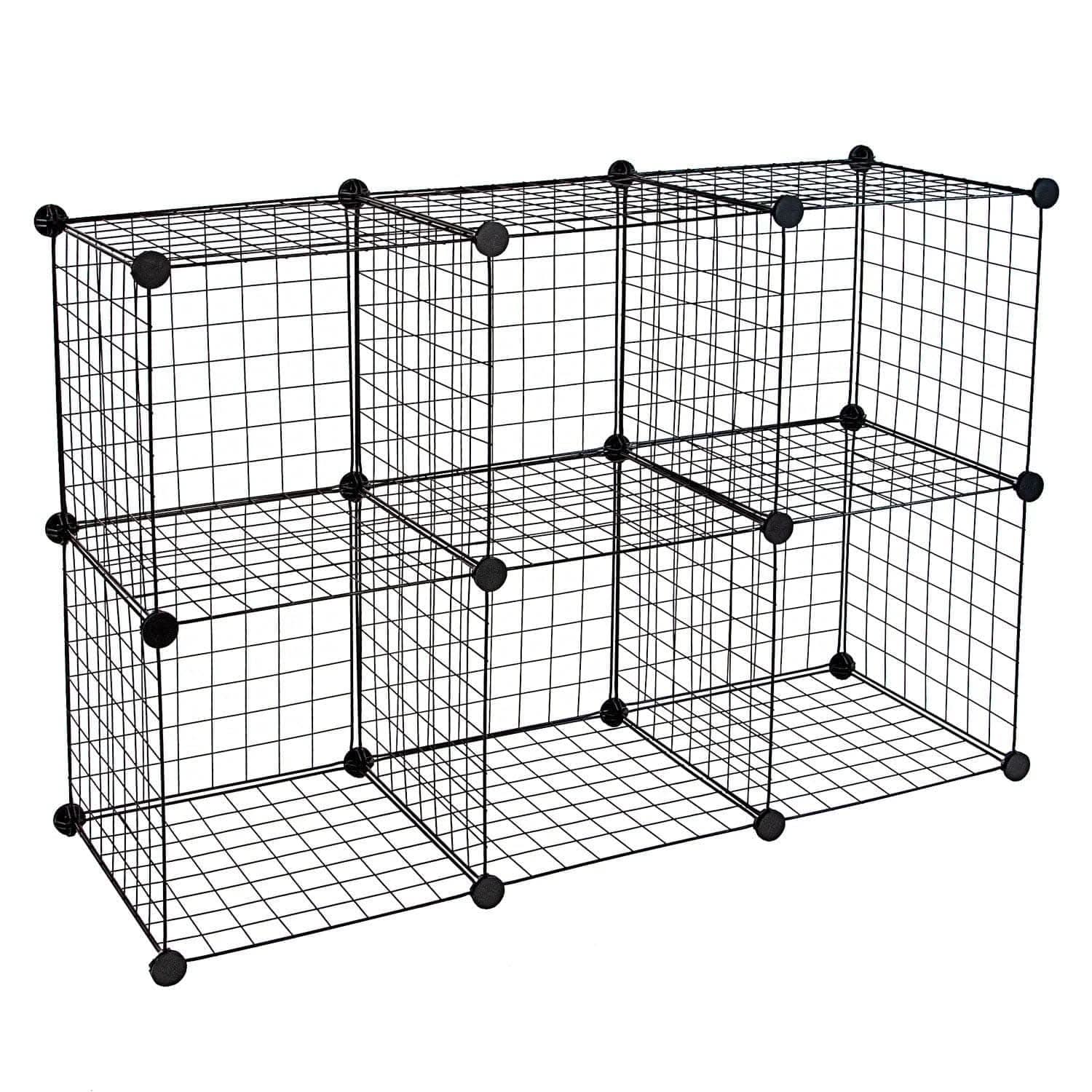 6-cubes-wire-cube-storage-organizer-mount-it-wi-4012-34457499402395 6 Cubes Storage Crate - Wire Cube Storage Organizer - Mount-It! - WI-4012