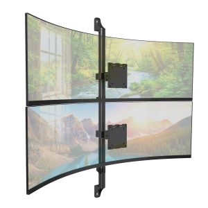 Heavy-Duty Dual Stacked Monitor Wall Mount
