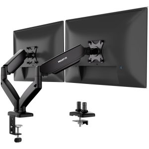 Dual Monitor Desk Mount with Gas Spring Arms