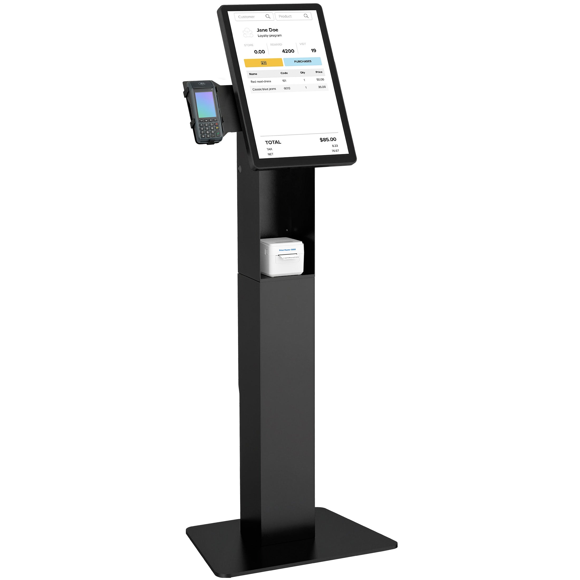MI-3894BLK_Main_02_e6558244-c399-4078-80f7-37f86abd763d Point-of-Sale Kiosk Stand - Mount-It!
