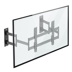 Full-Motion Corner TV Mount with Split Wall Plate