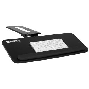 Adjustable Keyboard and Mouse Platform w/ Wrist Rest Pad