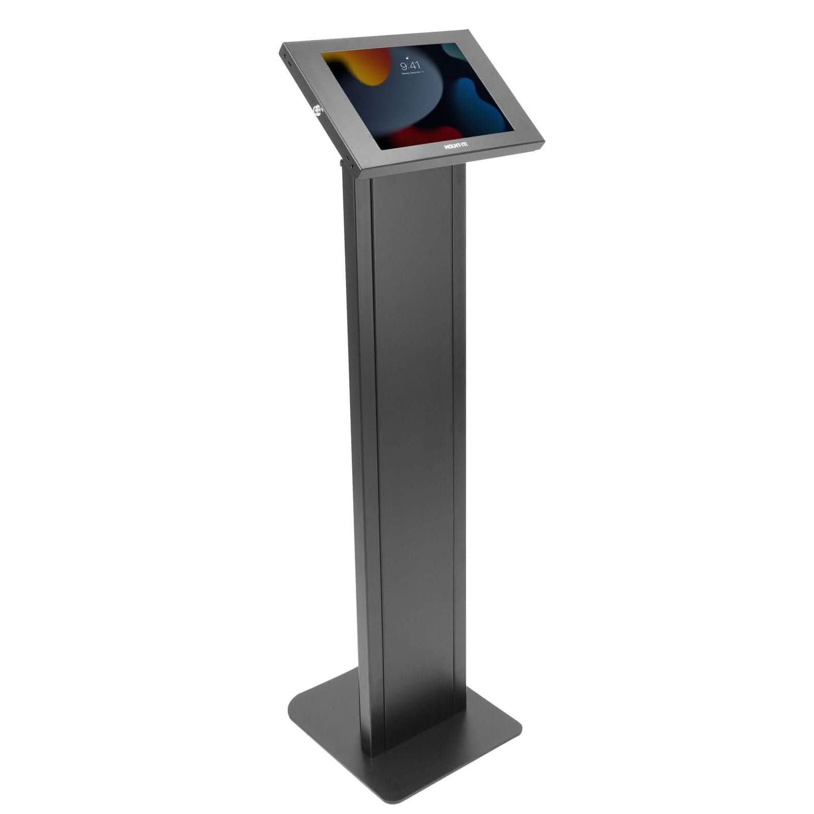 black-anti-theft-tablet-kiosk-for-ipad-ipad-air-ipad-pro-mount-it-mi-3880b-g10-39682372075675 Black Tablet Stand - Anti-Theft Tablet Kiosk for iPad, iPad Air, iPad Pro - Mount-It! - MI-3880B_G10