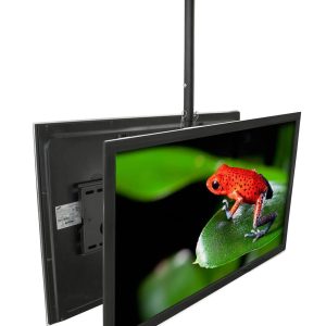 Black TV Mount - Dual Front & Back TV Ceiling Mount - Mount-It! - MI-502B