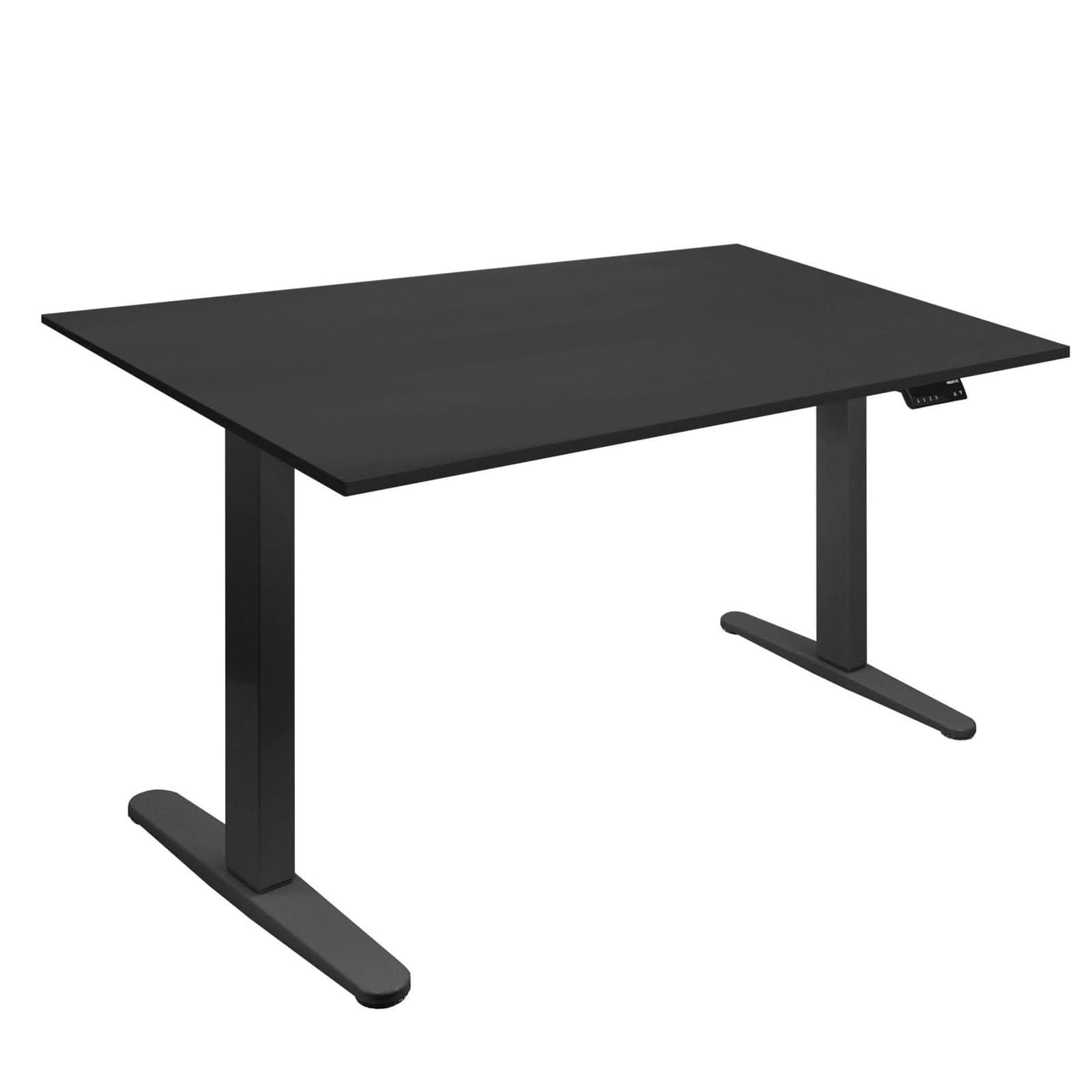 black-dual-motor-electric-standing-desk-with-55-tabletop-black-base-mount-it-mi-18099-39683257335963 Black Standing Desk - Dual Motor Electric Standing Desk with 55" Tabletop - Black Base - Mount-It! - MI-18099