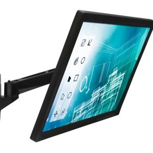 Black Monitor Mount - Full Motion Monitor Wall Mount - Mount-It! - MI-32114_BLK