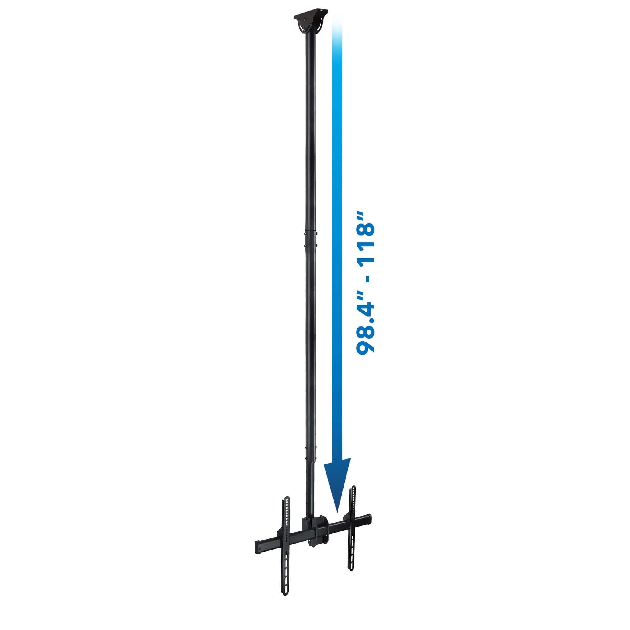 black-large-full-motion-ceiling-tv-mount-mount-it-mi-509xl-1171582846 Black TV Mount - Large Full Motion Ceiling TV Mount - Mount-It! - MI-509XL