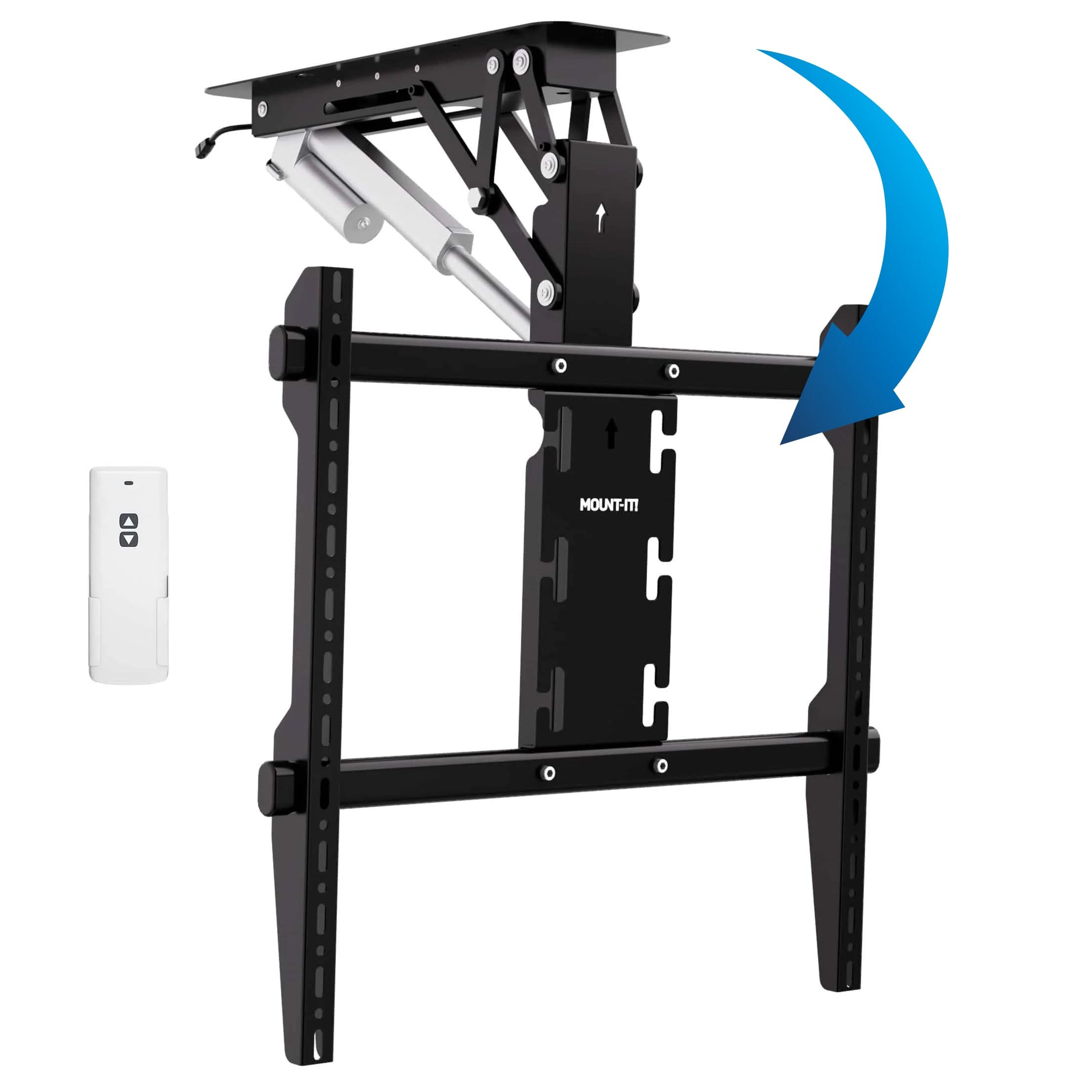 black-motorized-ceiling-tv-mount-mount-it-mi-4226blk-1152508107 Black TV Mount - Motorized Ceiling TV Mount - Mount-It! - MI-4226BLK