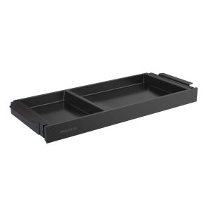 Black Desk Accessories - Under Desk Drawer - Shallow - Mount-It! - MI-7294BLK