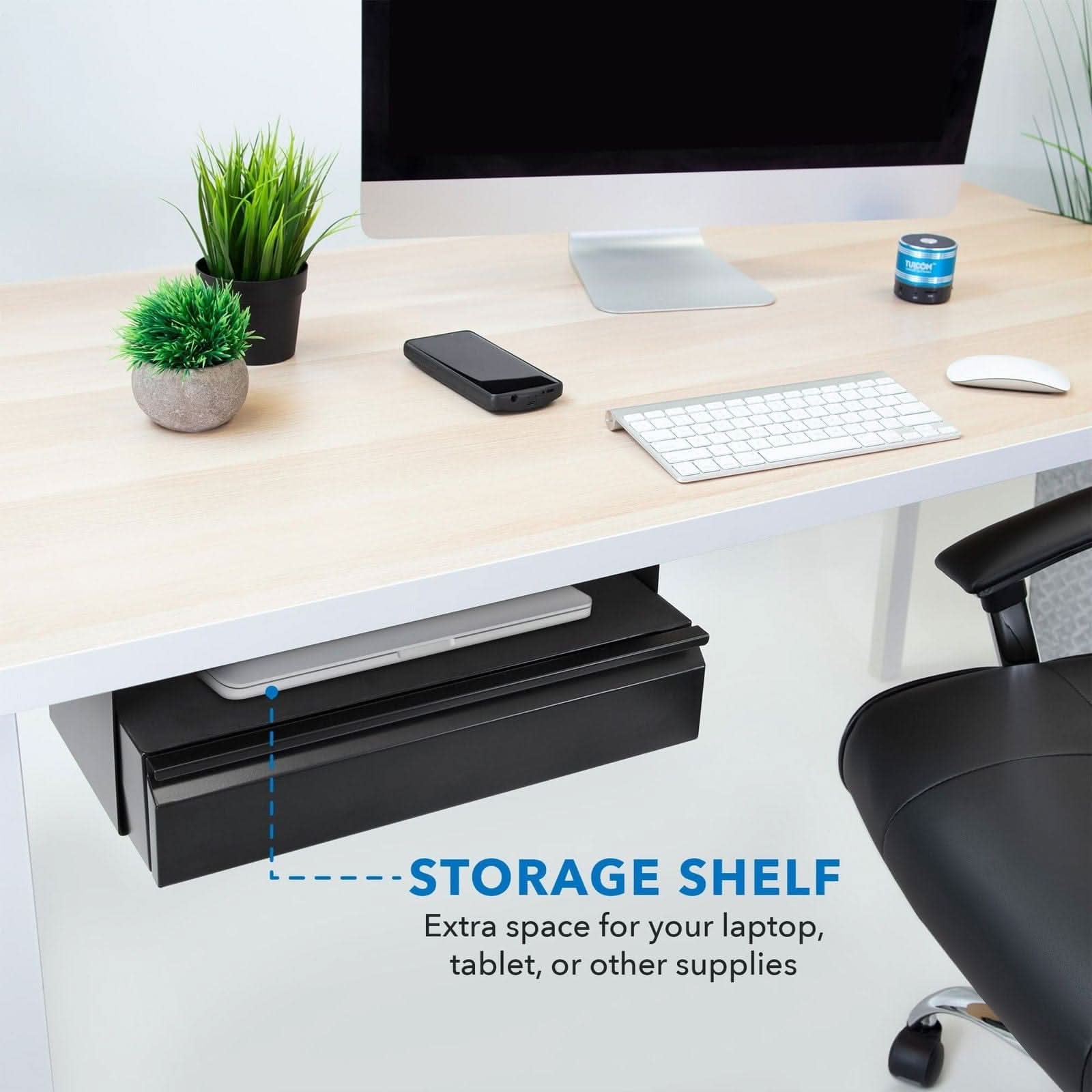 black-under-desk-pull-out-drawer-kit-with-shelf-mount-it-mi-7291-39688250884251