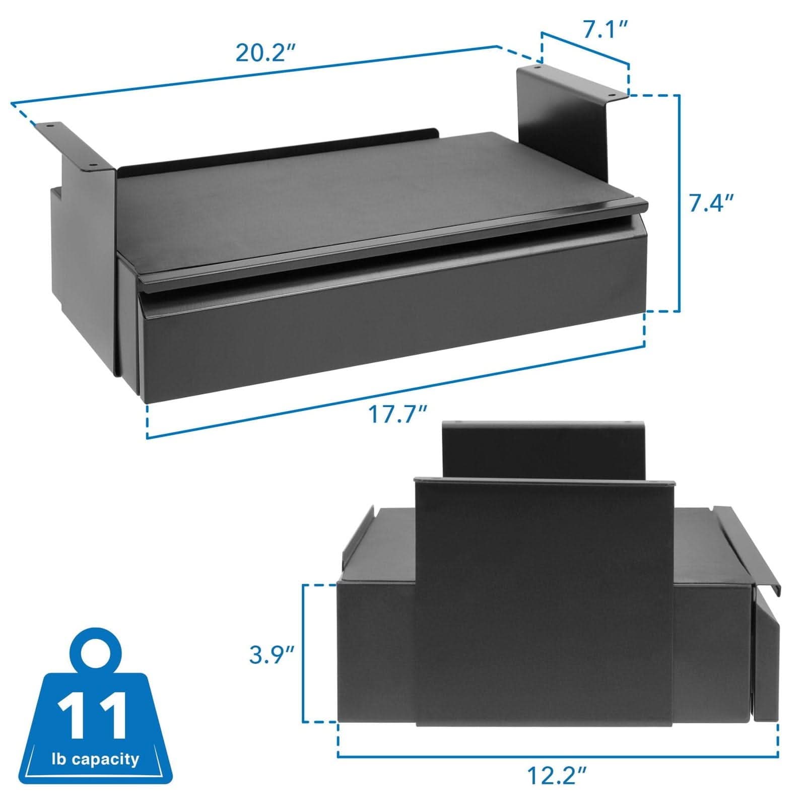 black-under-desk-pull-out-drawer-kit-with-shelf-mount-it-mi-7291-39688251310235