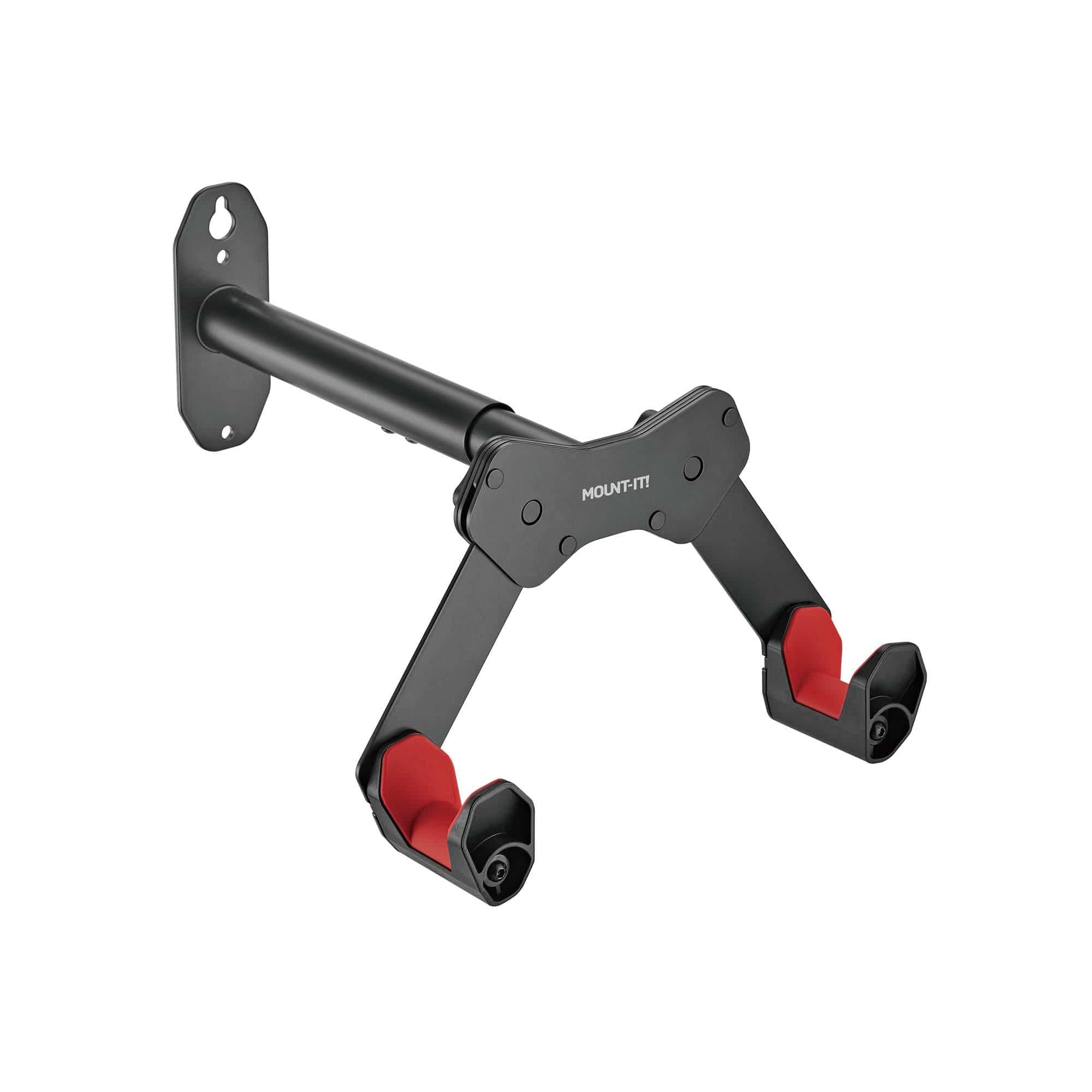 black-wheelsup-series-bike-wall-mount-with-adjustable-angle-mount-it-mi-9022-35836400861339 Black Bicycle Mount - WheelsUp Series Bike Wall Mount with Adjustable Angle - Mount-It! - MI-9022