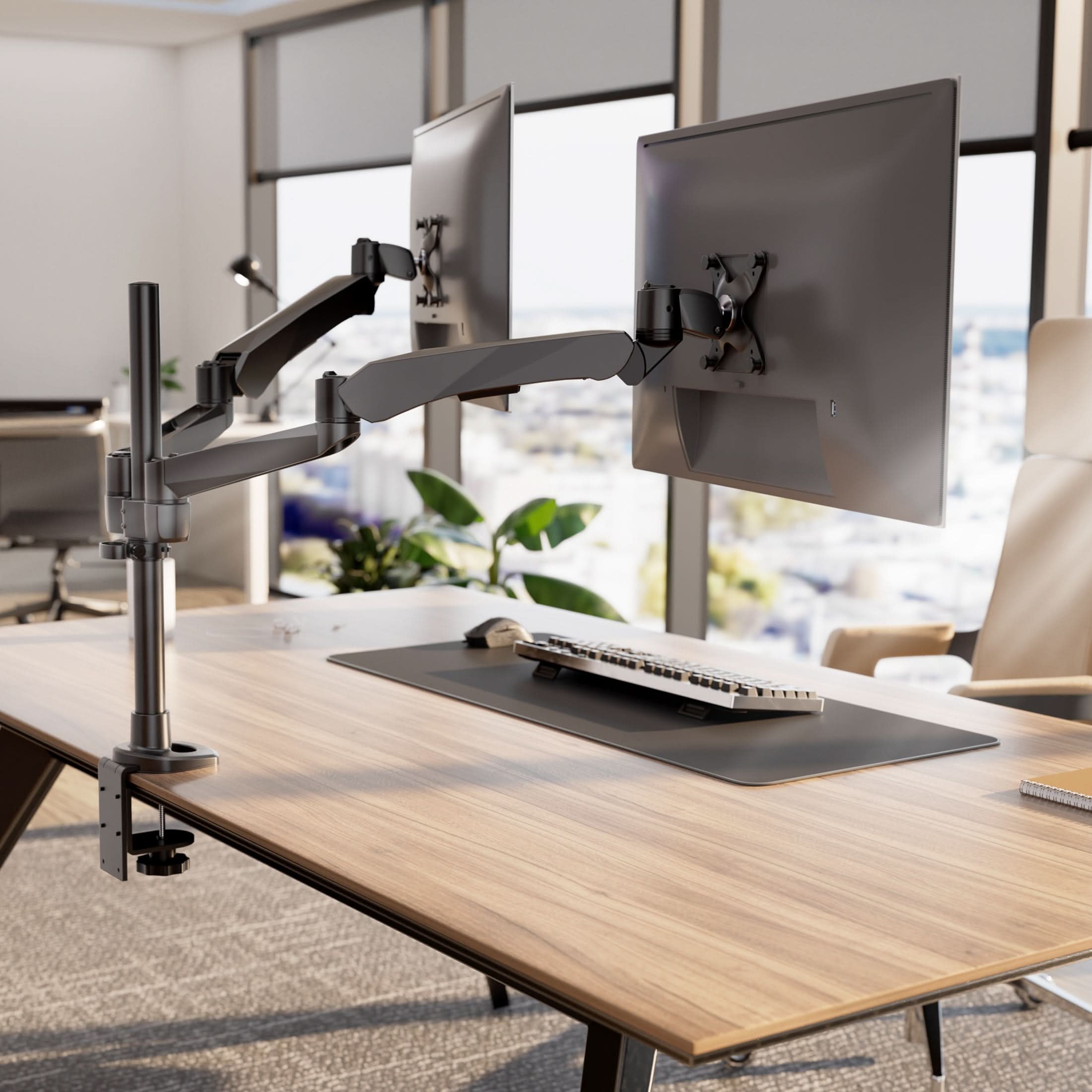 clix-series-full-motion-dual-monitor-desk-mount-with-gas-spring-arms-mount-it-1160444944