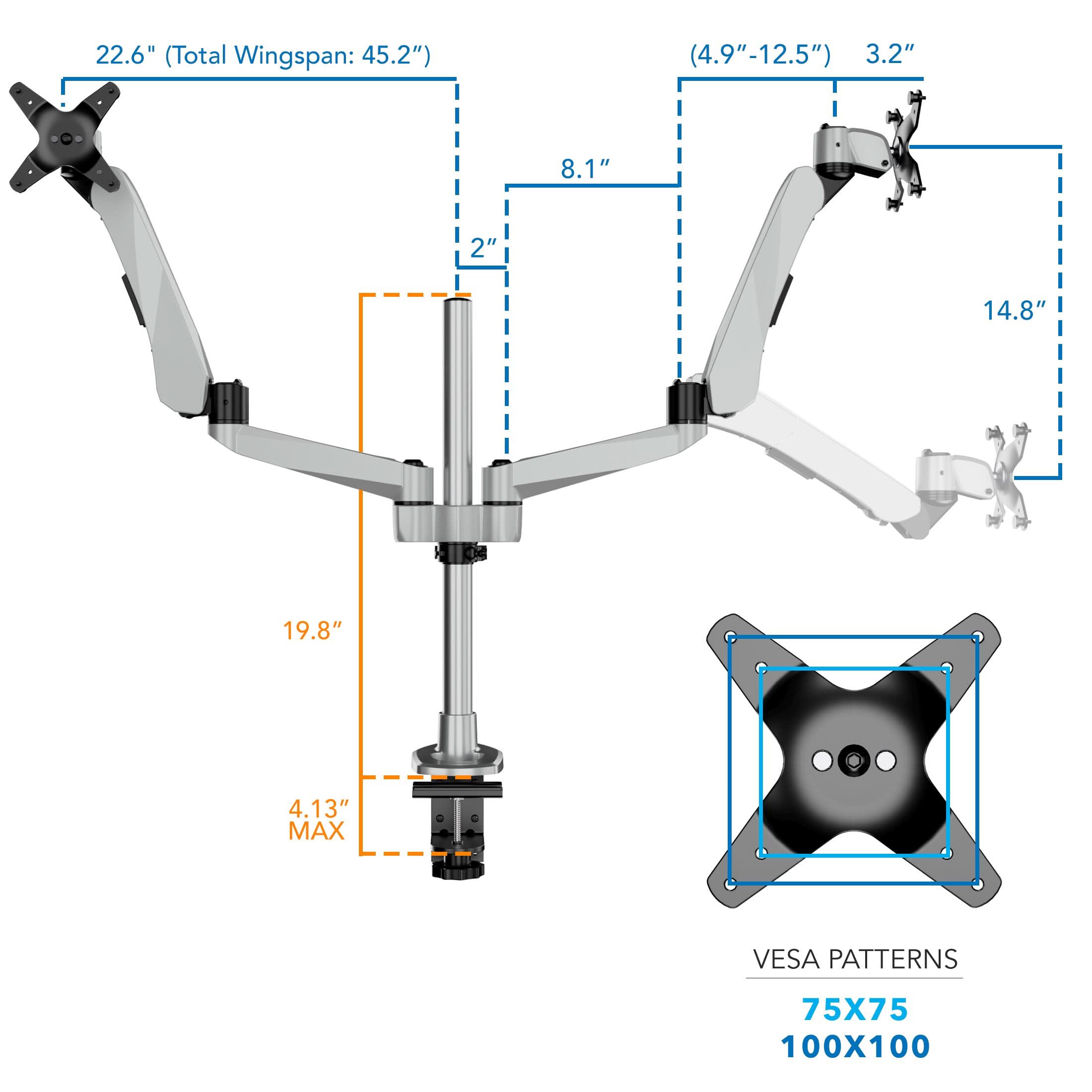 clix-series-full-motion-dual-monitor-desk-mount-with-gas-spring-arms-mount-it-1160624249