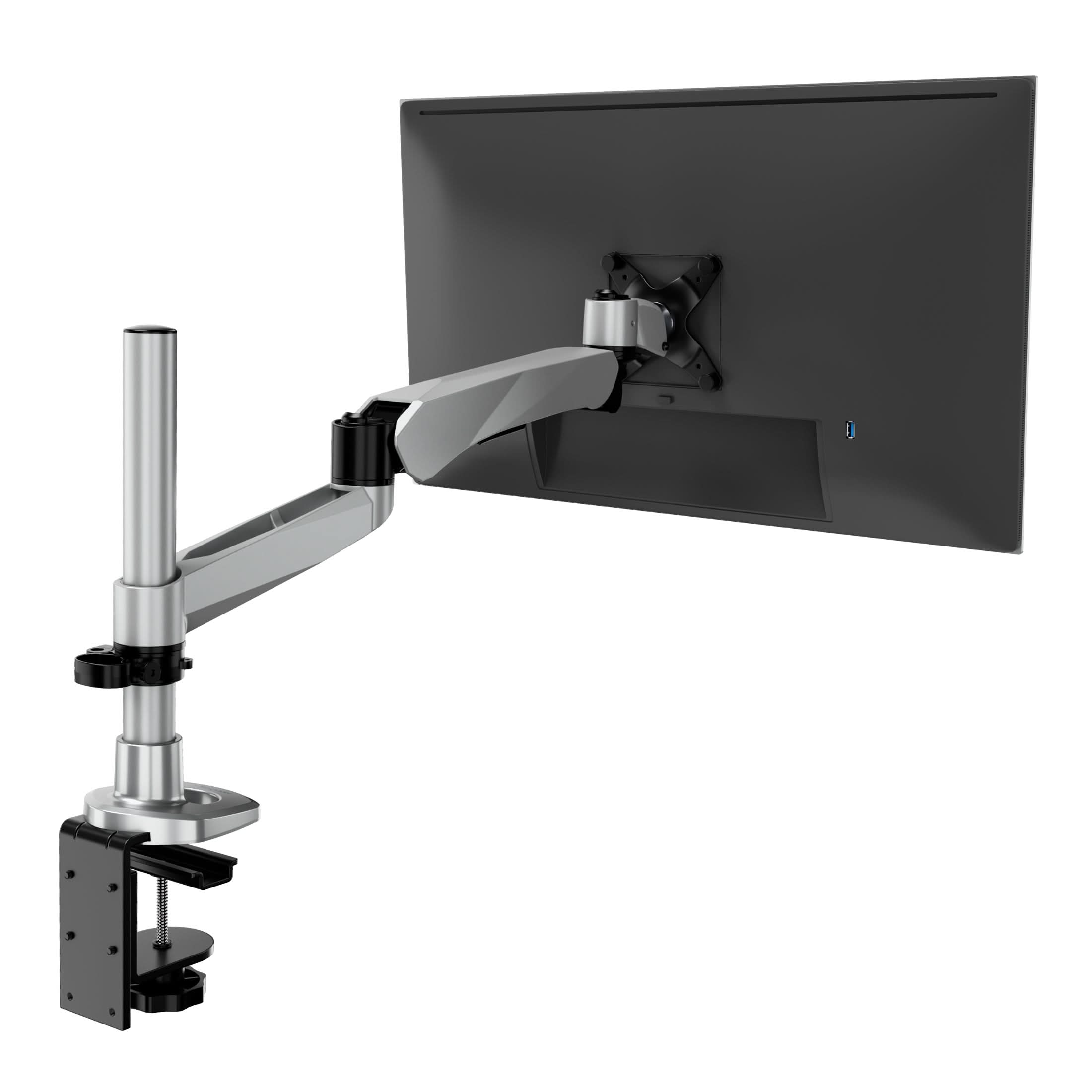 clix-series-full-motion-single-monitor-desk-mount-with-gas-spring-arm-mount-it-1142886995 Monitor Mount - CLiX Series Full Motion Single Monitor Desk Mount with Gas Spring Arm - Mount-It! -