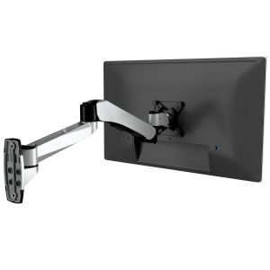 Monitor Mount - CLiX Series Full Motion Single Monitor Wall Mount with Gas Spring Arm - Mount-It! -
