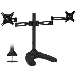 Full Motion Dual Monitor Desk Stand