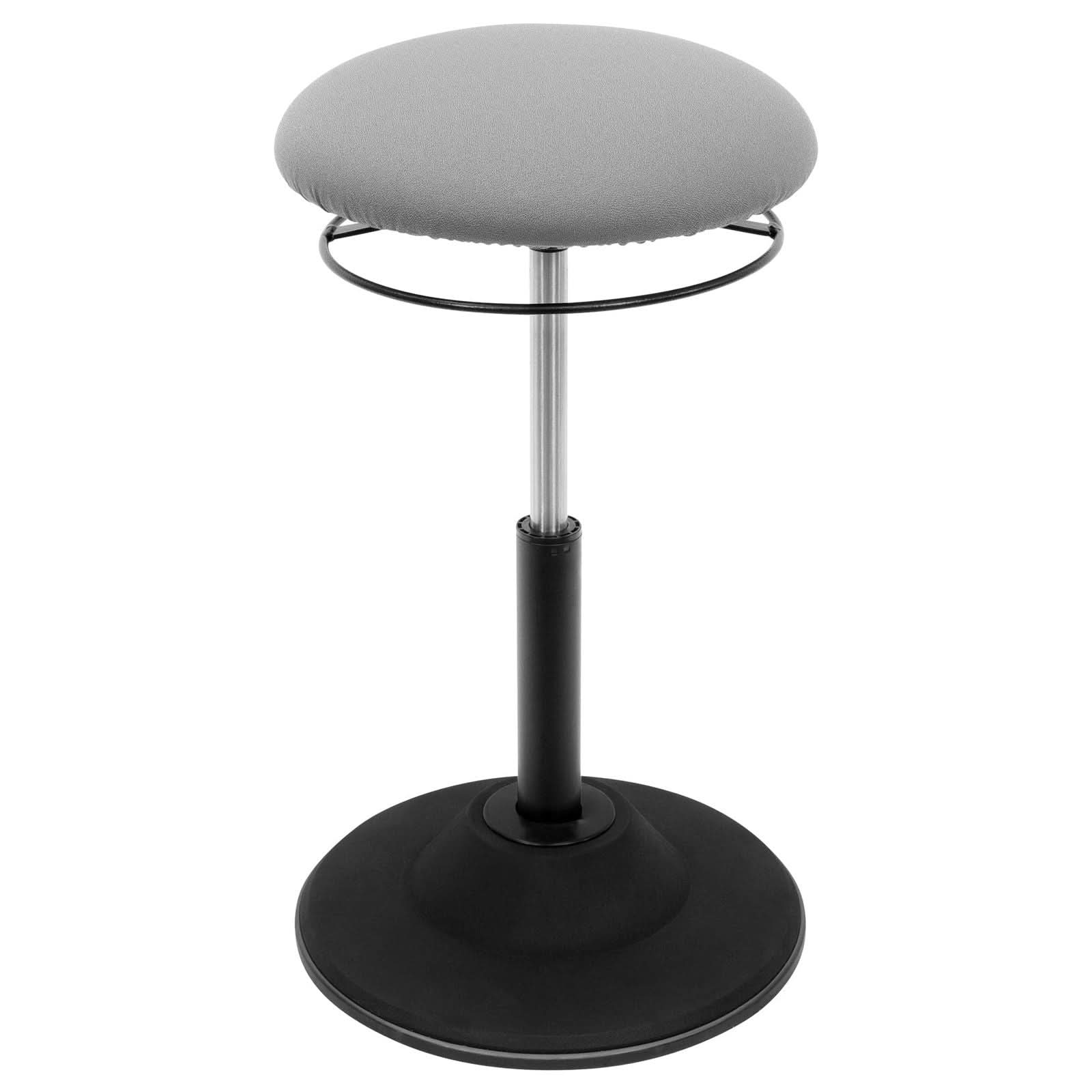 grey-height-adjustable-standing-desk-stool-mount-it-mi-932-39685159518363 Grey Desk Accessories - Height Adjustable Standing Desk Stool - Mount-It! - MI-932
