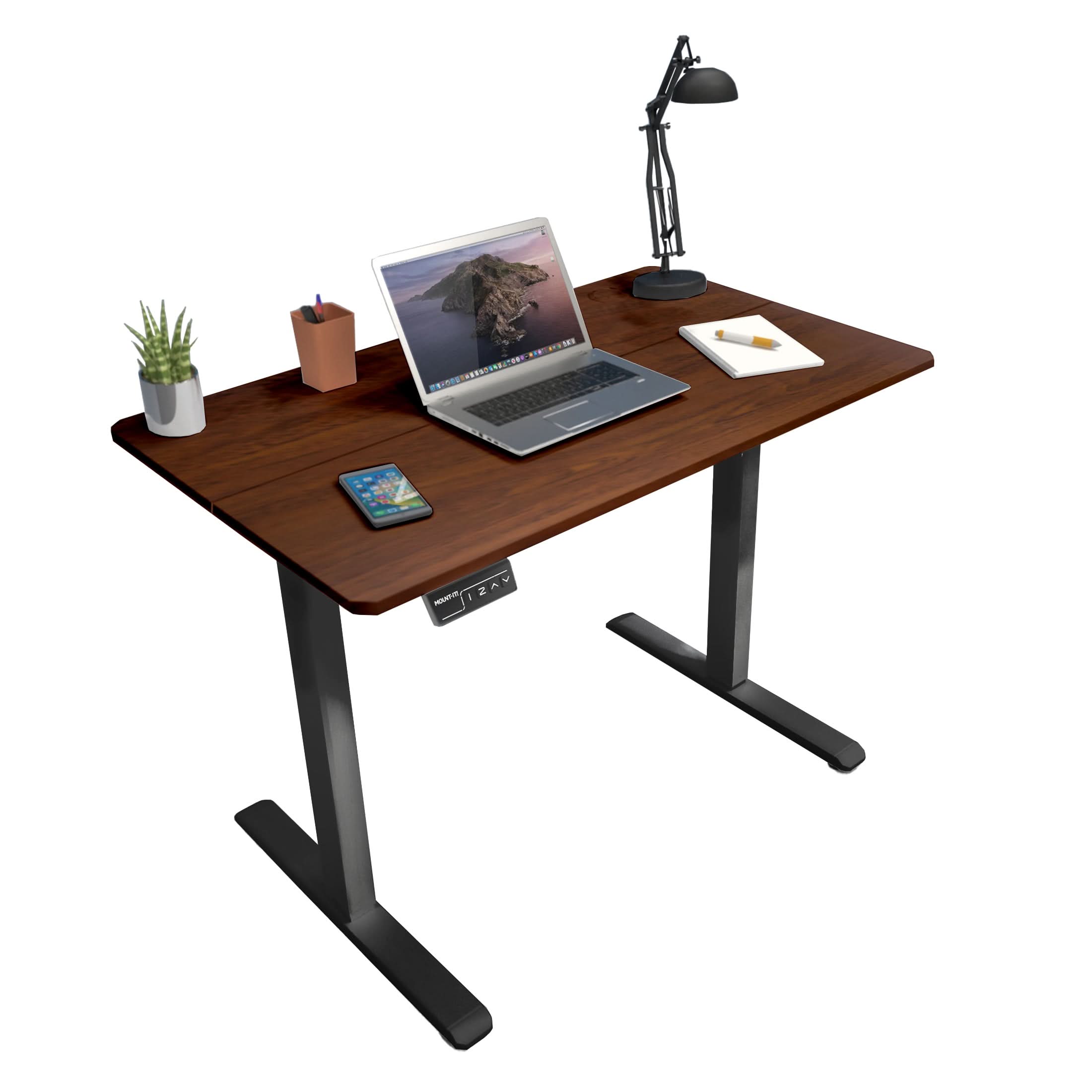hazelnut-compact-electric-standing-desk-with-40-tabletop-mount-it-mi-8036-1140926302 Hazelnut Standing Desk - Compact Electric Standing Desk with 40" Tabletop - Mount-It! - MI-8036