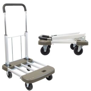 Heavy Duty Folding Platform Cart with Expandable Base