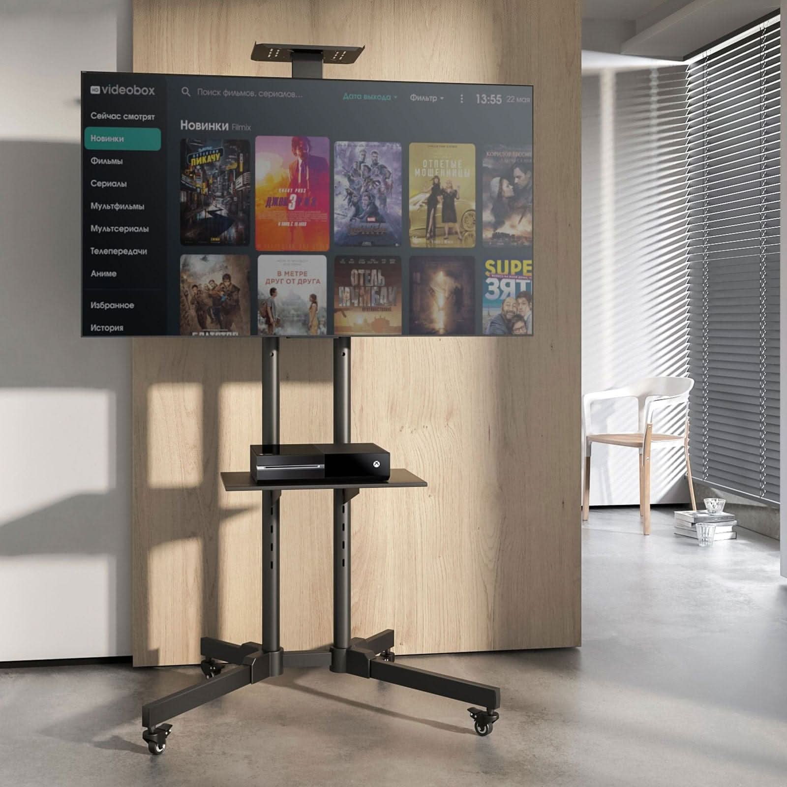 height-adjustable-mobile-tv-cart-shelf-mount-it-mi-876-39684915363995