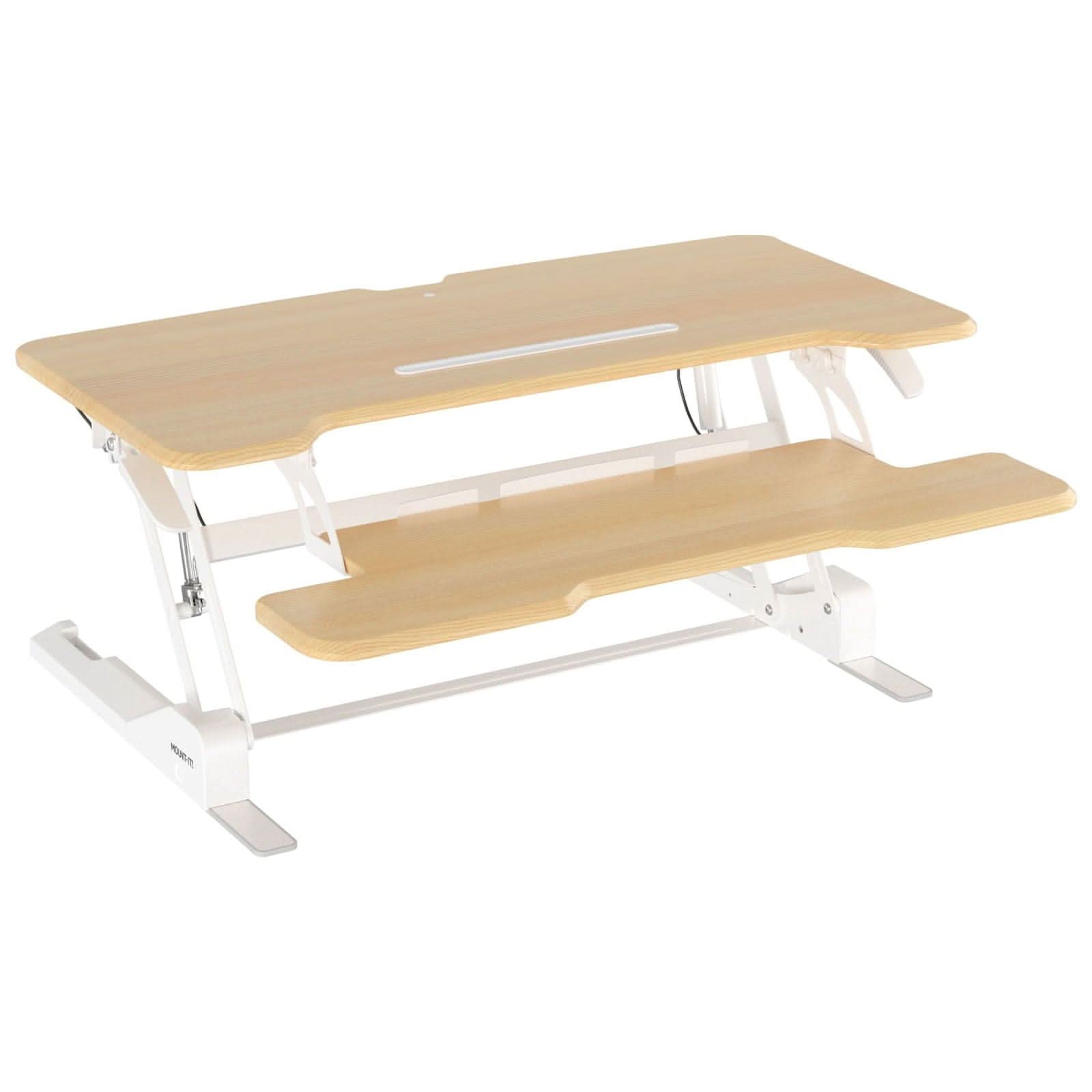 maple-woodgrain-standing-desk-converter-with-38-desktop-mount-it-mi-15007-39687524024475 Maple Woodgrain Desk Converters - Standing Desk Converter with 38" Desktop - Mount-It! - MI-15007