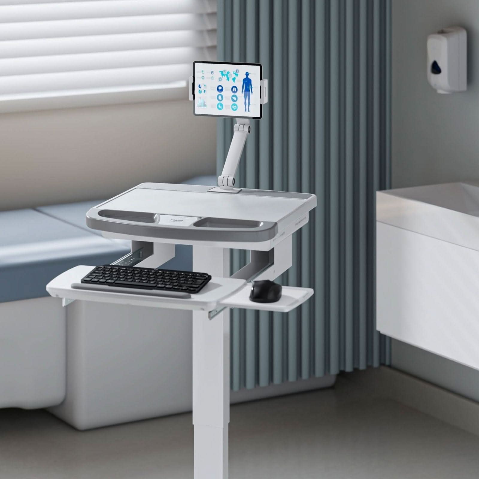 medhub-mobile-workstation-with-tablet-arm-mount-it-mi-16018-39685751832731