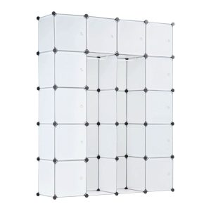Modular Wardrobe Storage Organizer - 20 Cubes
