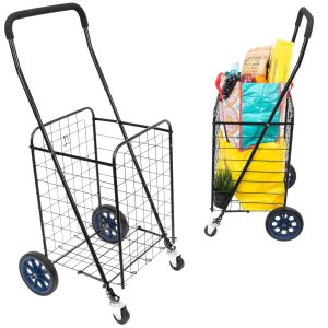 Small Rolling Utility Shopping Cart