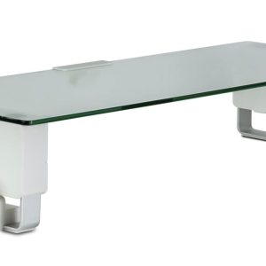Tempered Glass Monitor Stand with USB