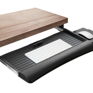 Under Desk Keyboard Drawer with Mouse Platform
