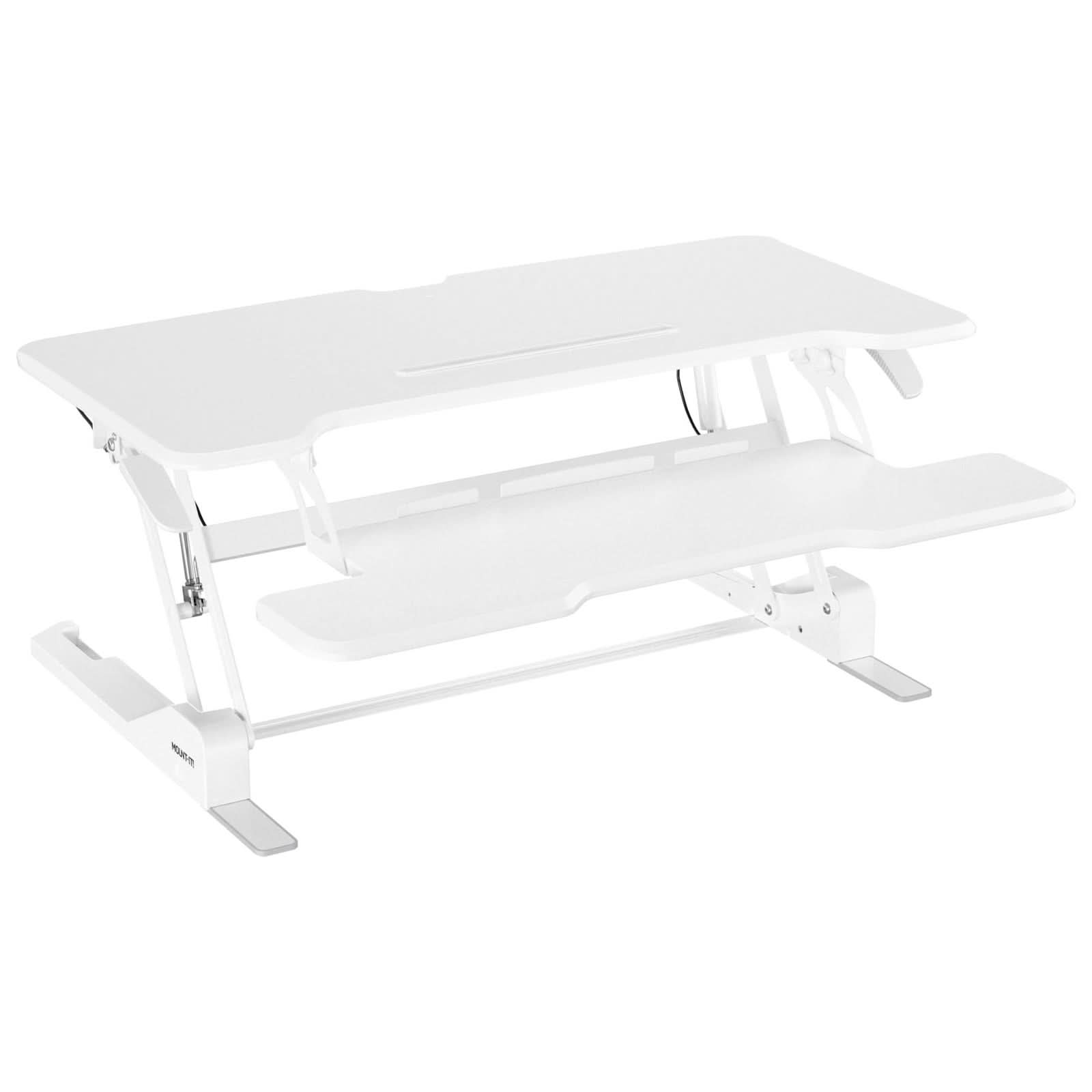 white-standing-desk-converter-with-38-desktop-mount-it-mi-15005-39687523238043 White Desk Converters - Standing Desk Converter with 38" Desktop - Mount-It! - MI-15005